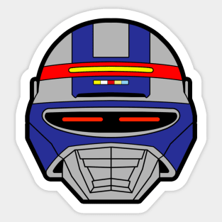 Cyan Space Sentry Sticker